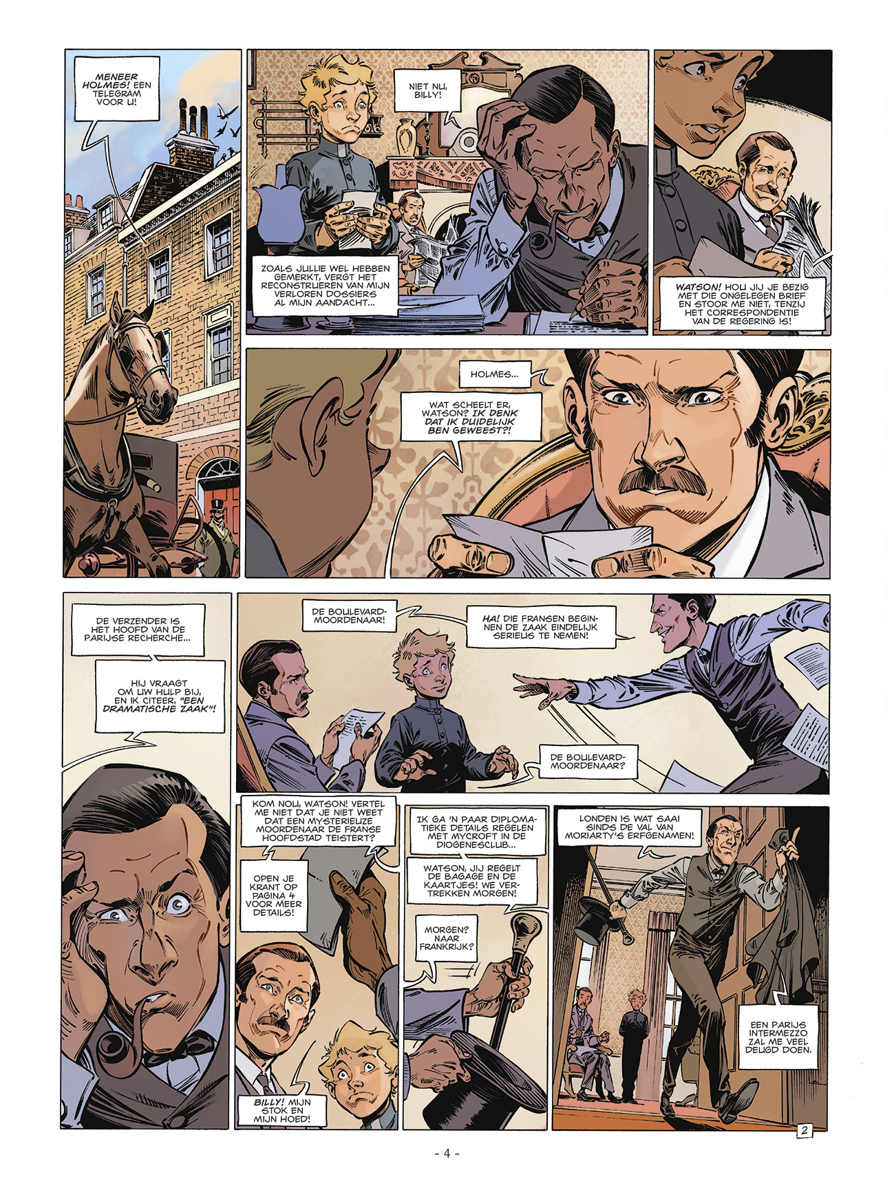 De vier van Baker Street 8 pagina 2